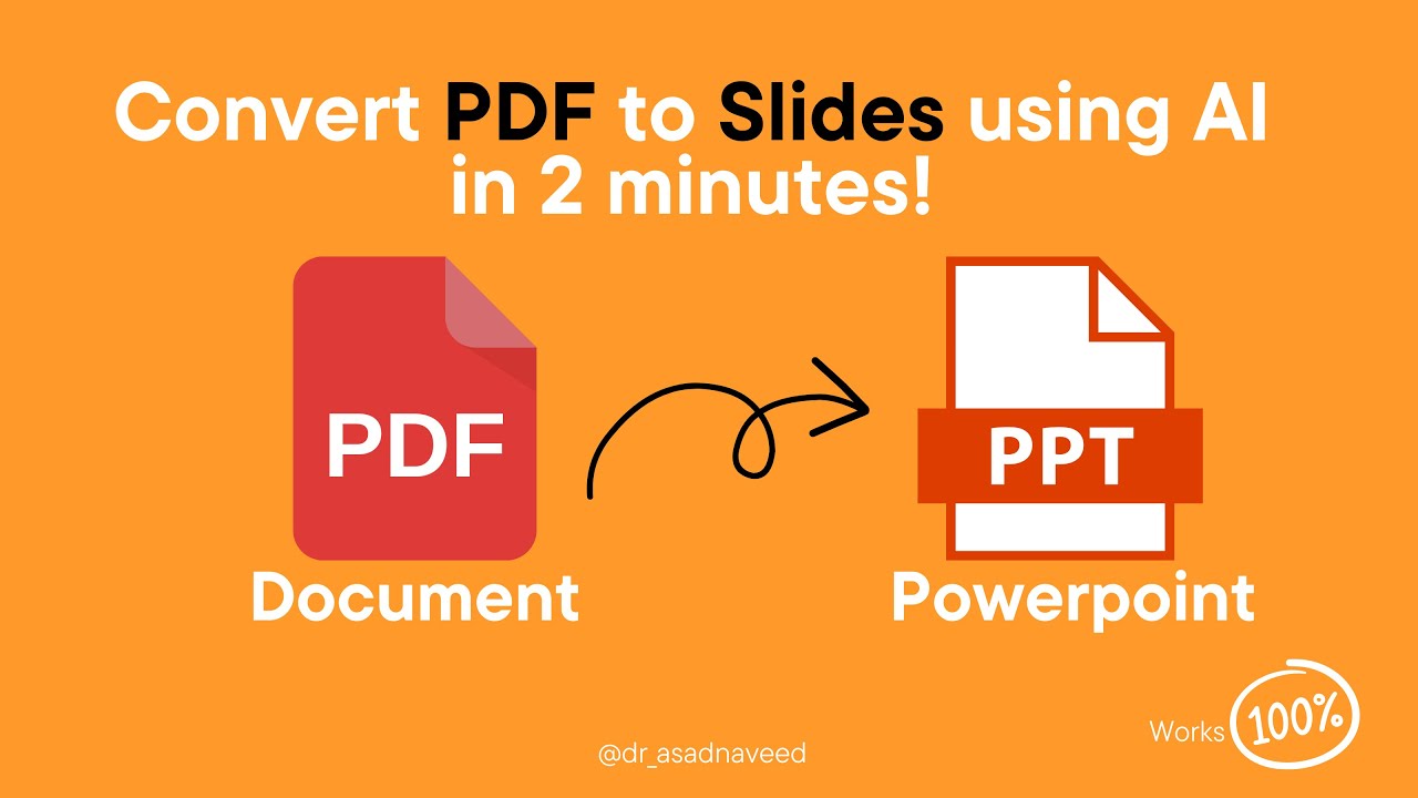 Convert your PDF to a PowerPoint using AI in 2 minutes