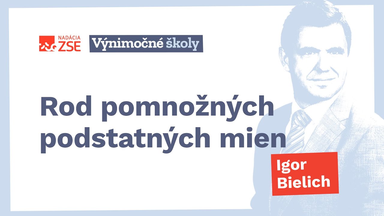 Rod pomnožných podstatných mien (Igor Bielich)