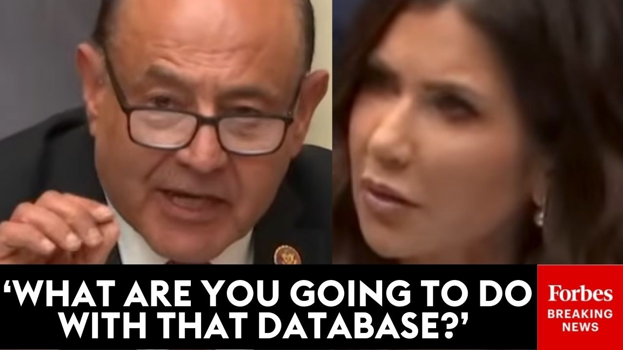 'This Is A Database Of America Citizens?': Correa Grills Noem Over Alleged DHS Database Of Citizens
