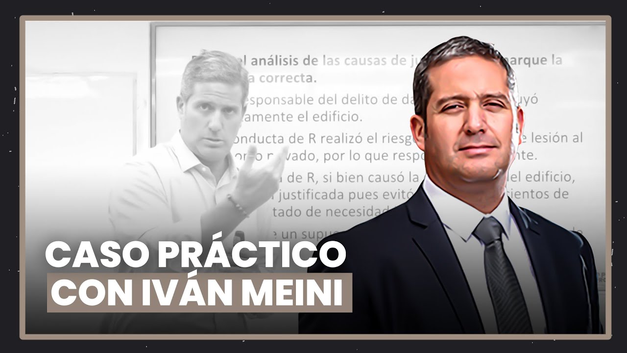 Ivan Meini resuelve  caso práctico sobre antijuridicidad
