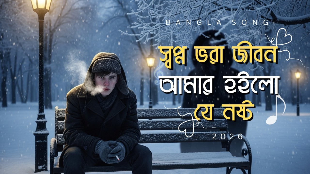Shopno Vora Jibon Amar Hoilo Je Nosto |স্বপ্ন ভরা জীবন আমার হইলো যে নষ্ট | New Bengali Song Trending
