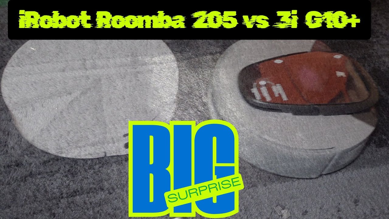 iRobot Roomba 205 Combo vs 3i G10+ cleaning performance review
