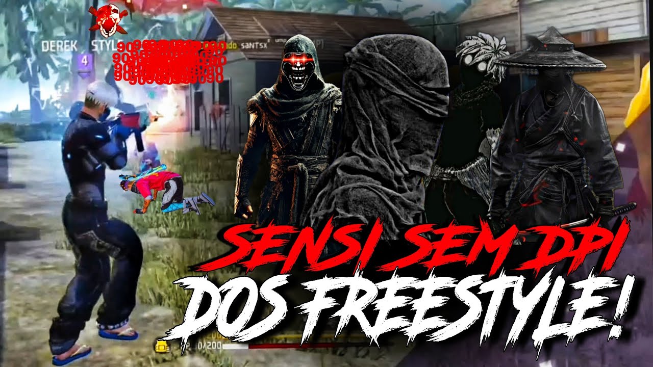 SENSI dos FREESTYLE !!! QUALQUER CELULAR SEM DPI A MELHOR SENSI PARA SUBIR CAPA NO FREE FIRE!