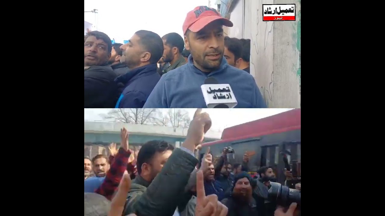  Daily-wagers from multiple government departments on Monday staged a massive Protest in Srinagar,