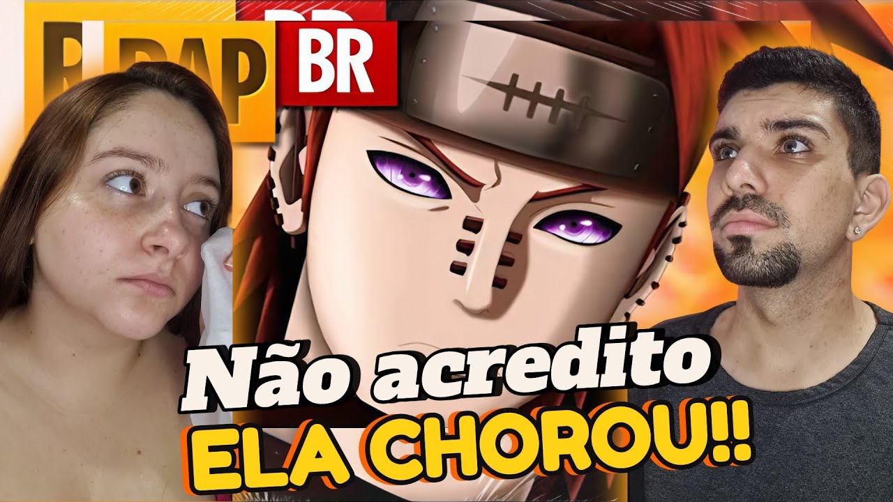 (CHOROU!)🔥REACT CASAL NERD - Rap do Nagato / Pain (Naruto) | Tauz