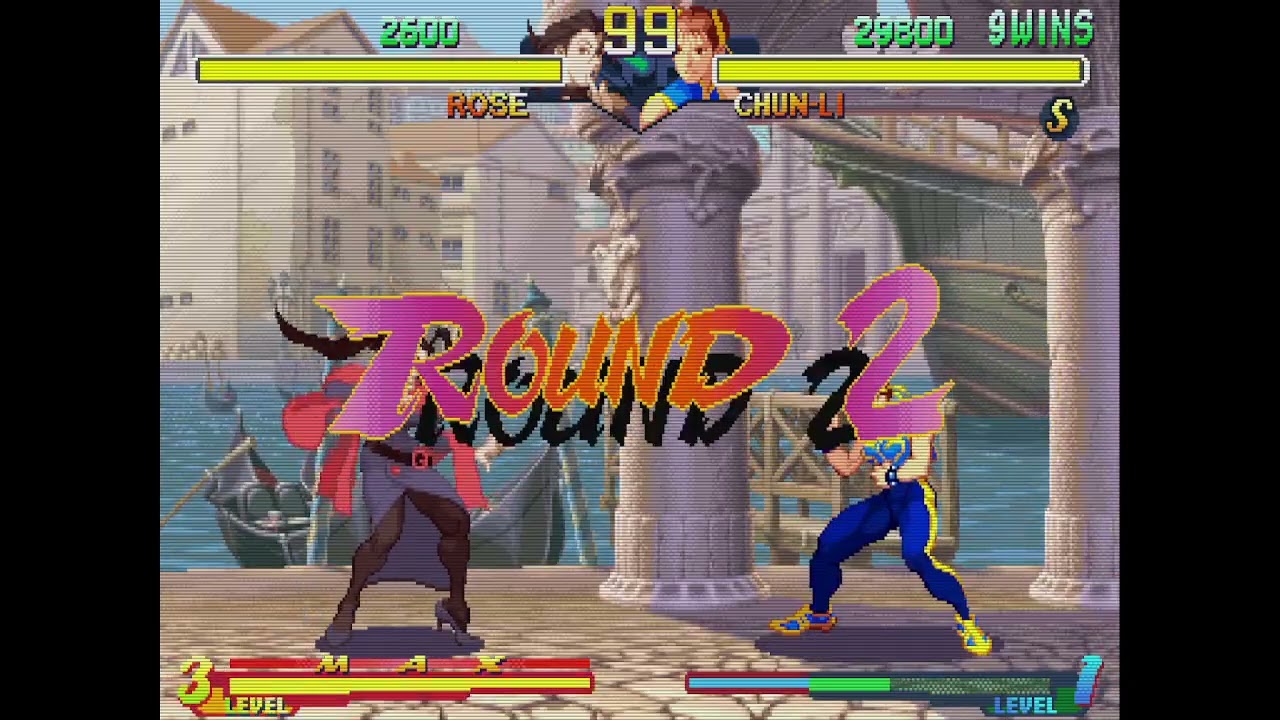 Street Fighter Alpha 2 - Rose vs. Chun-Li 6