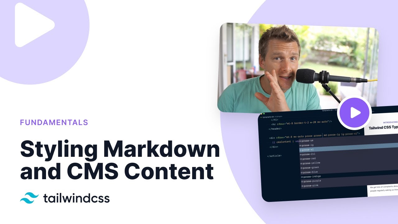 Стилизация содержимого Markdown и CMS с помощью Tailwind CSS