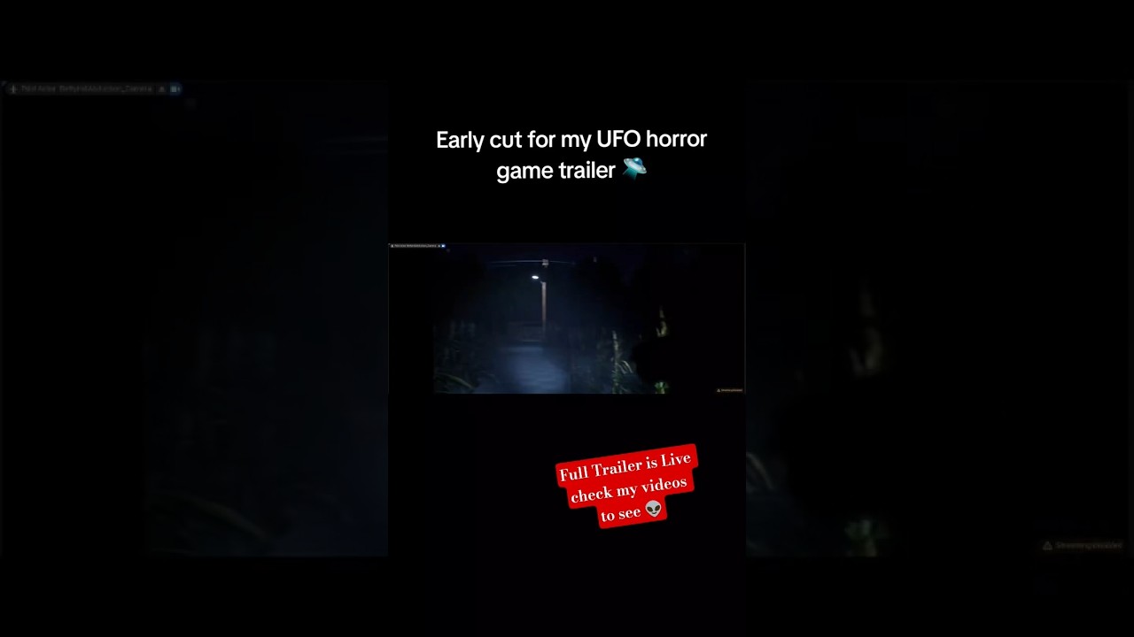 Trailer is Live! 👽 #gaming #gamer #horrorgame #horrorgaming #foryou #ufoキャッチャー