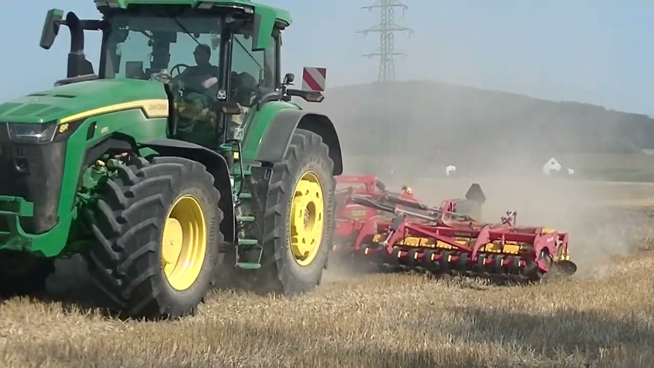 Příprava Půdy 2025 s John Deere 8R 370 + Vaderstad Carrier L 625