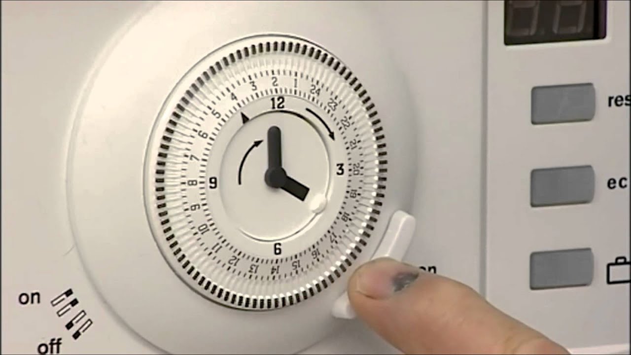 How to Operate Worcester Bosch MT10 mechanical timer Ian Puddick