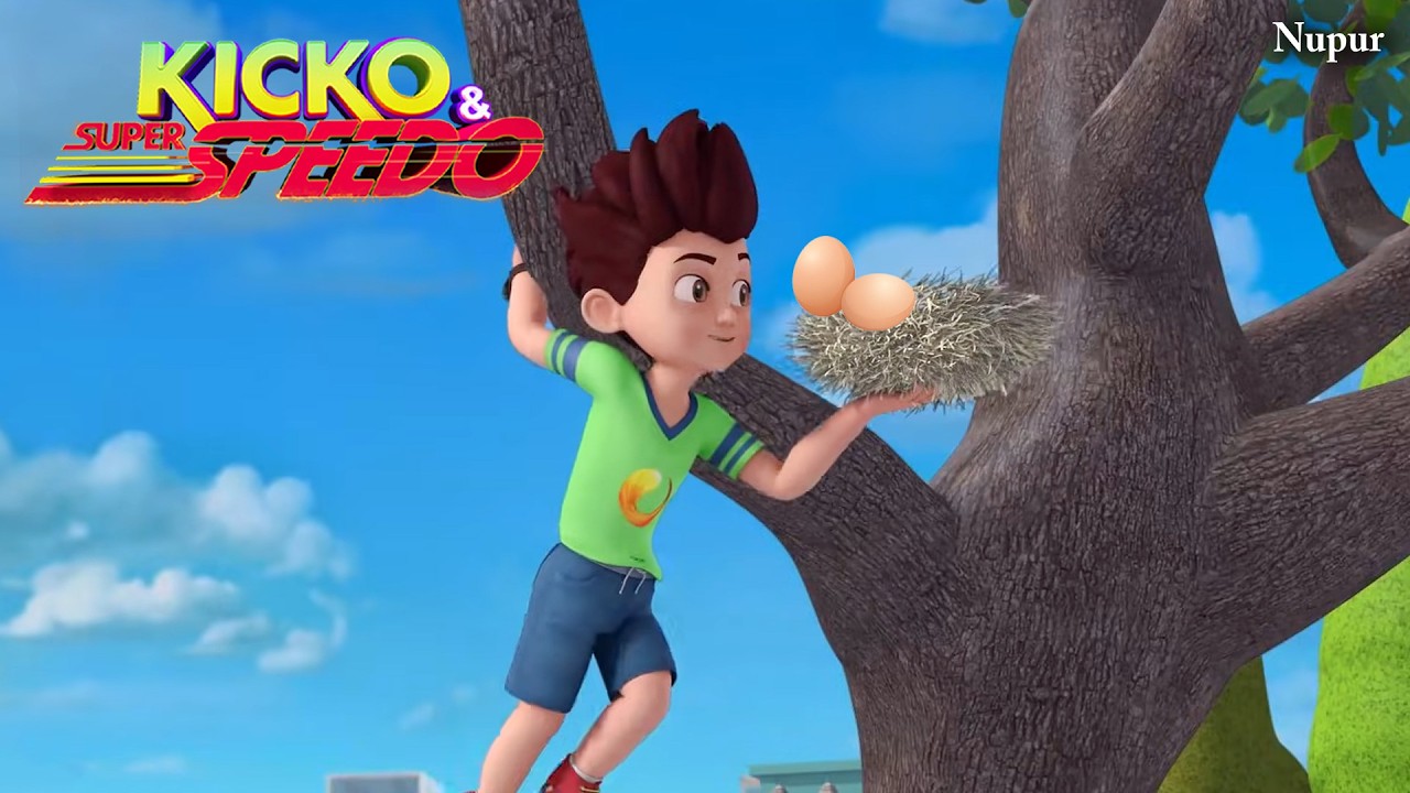 Kicko ने चिड़िया के घोसला और अंडा को बचाया | Kicko And Super Speedo | Kids Cartoon | Moral Stories
