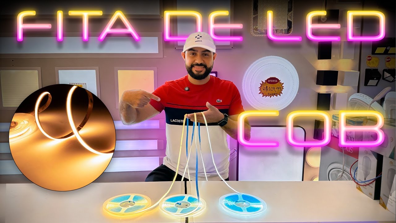 FITA LED COB | NAO PRECISA FONTE 🤩
