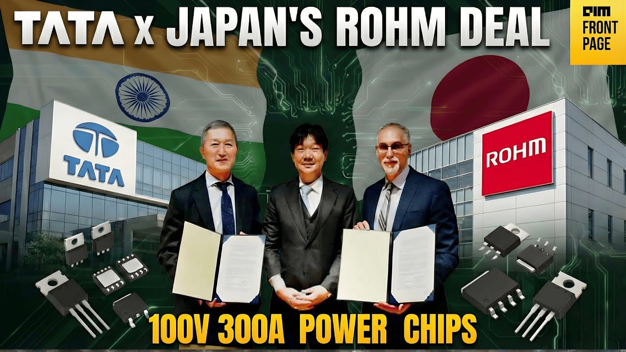 Tata Electronics Partners With Japan’s ROHM To Build Automotive Chips In India