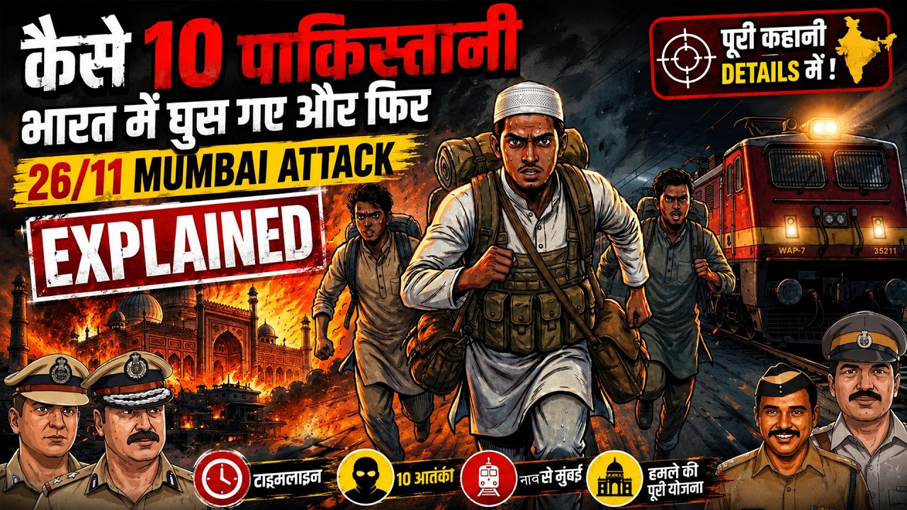 26/11 Mumbai Attack Documentary | The Full Story of Ajmal Kasab and 26/11 | AniMotion