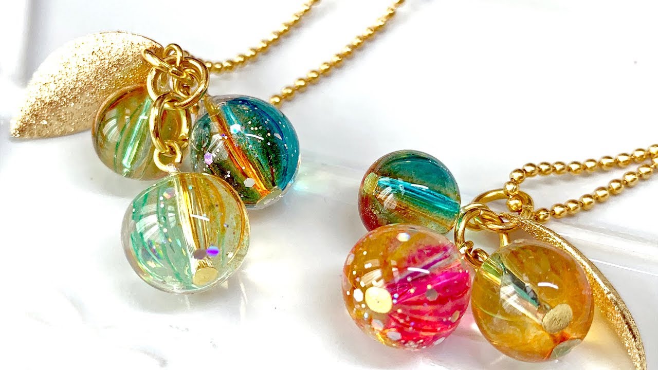 【UVレジン】100均材料で作る木の実のチャーム berry charm resin DIY