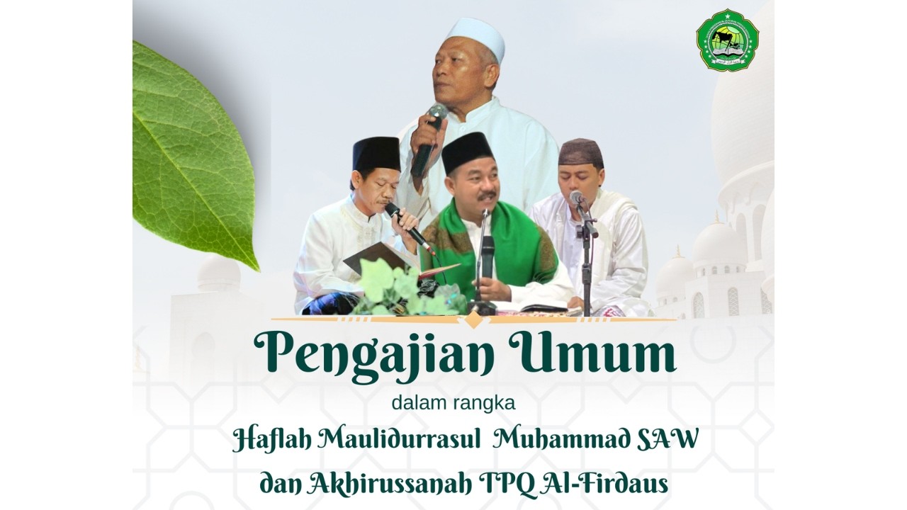 🔴 ( LIVE ) PENGAJIAN UMUM DALAM RANGKA HAFLAH MAULIDUR RASUL & AKHIRUSSANAH TPQ AL FIRDAUS