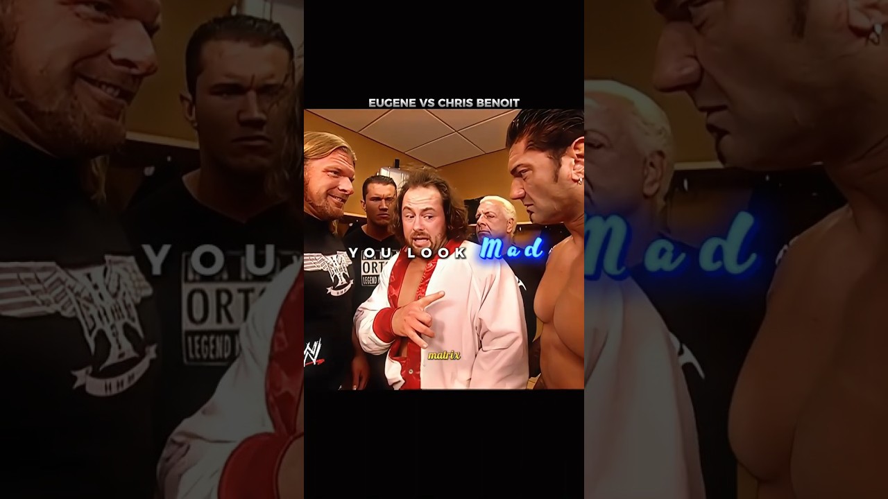 Eugene vs Chris Benoit 🥶 | For World Heavyweight Championship Title 🥵 | Match Edit 💥