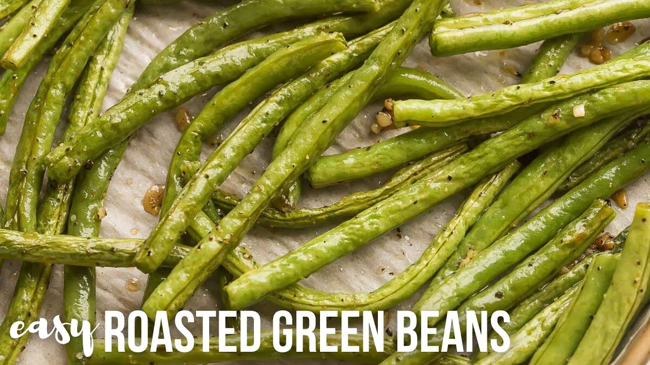 EASY Roasted Green Beans: 5 ingredients (and 2 don't count)! | The Recipe Rebel