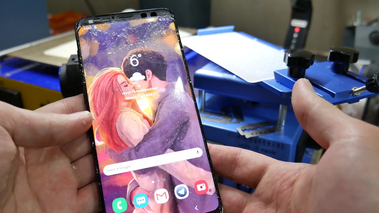 GALAXY S9+ / Замена стекла. Без холодильника / Galaxy S9+ glass replacement