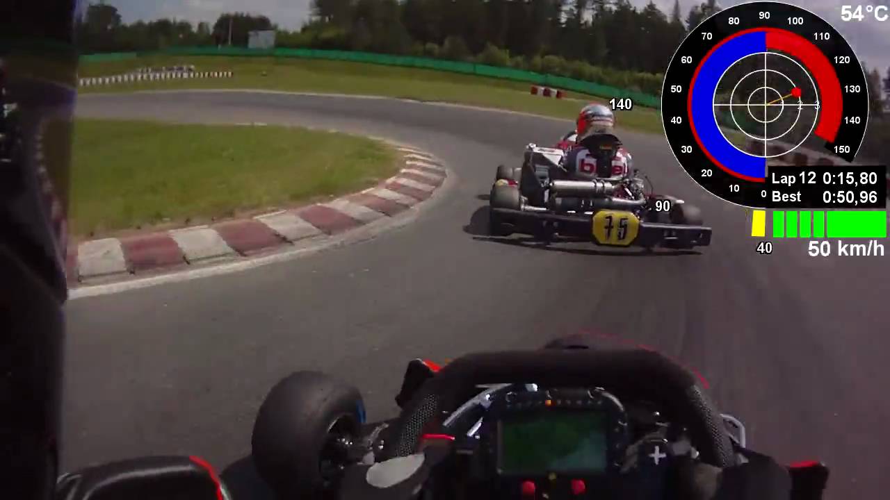 Karting Wackersdorf 27.06.2010 Telemetrie Data Onboard Session 6-2 CRG Bad Boy TM K9C