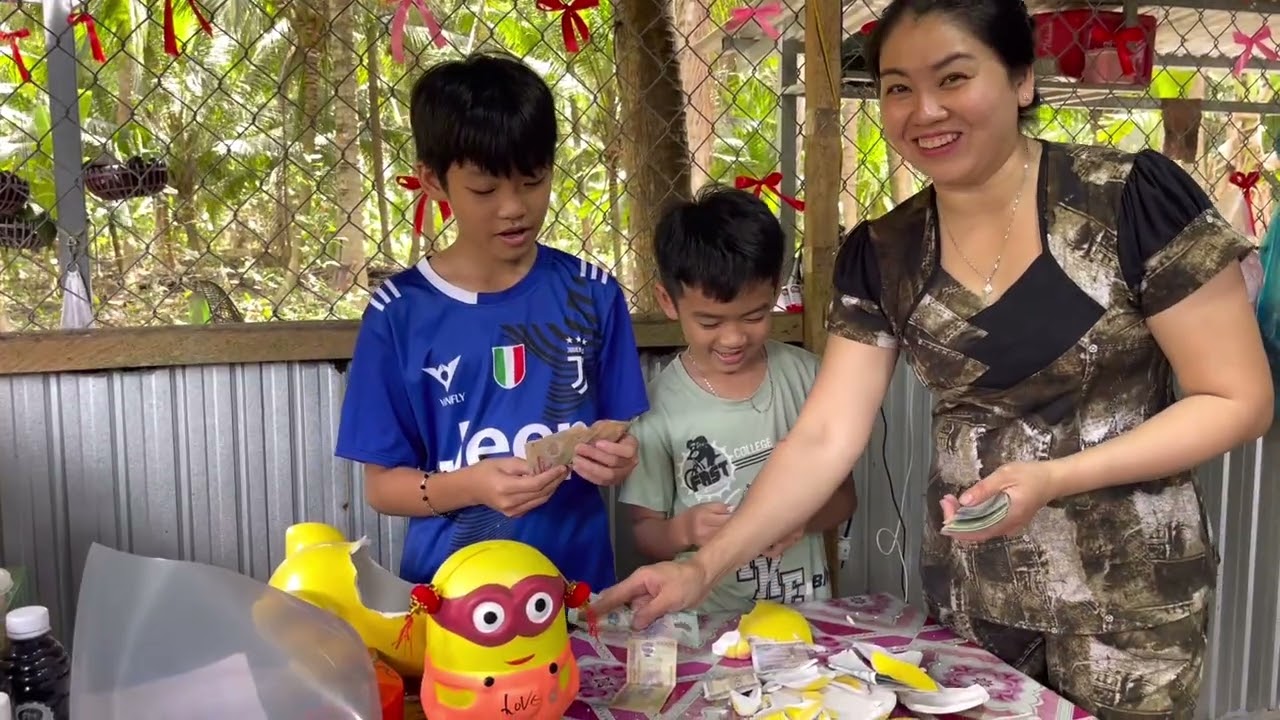 Đập Heo Ăn Tết-Cả Nhà Bất Ngờ Với Số Tiền Tích Luỹ Sau 1 Năm |Atml