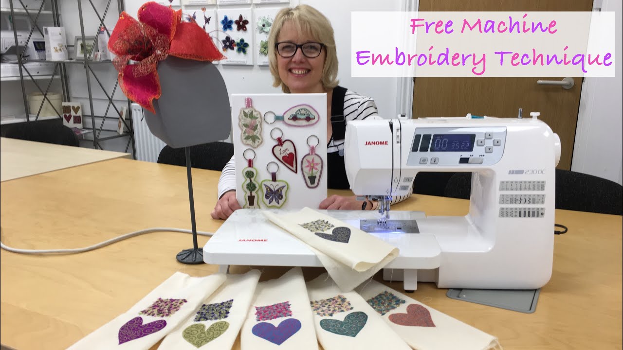 Free Machine Embroidery With Bondaweb
