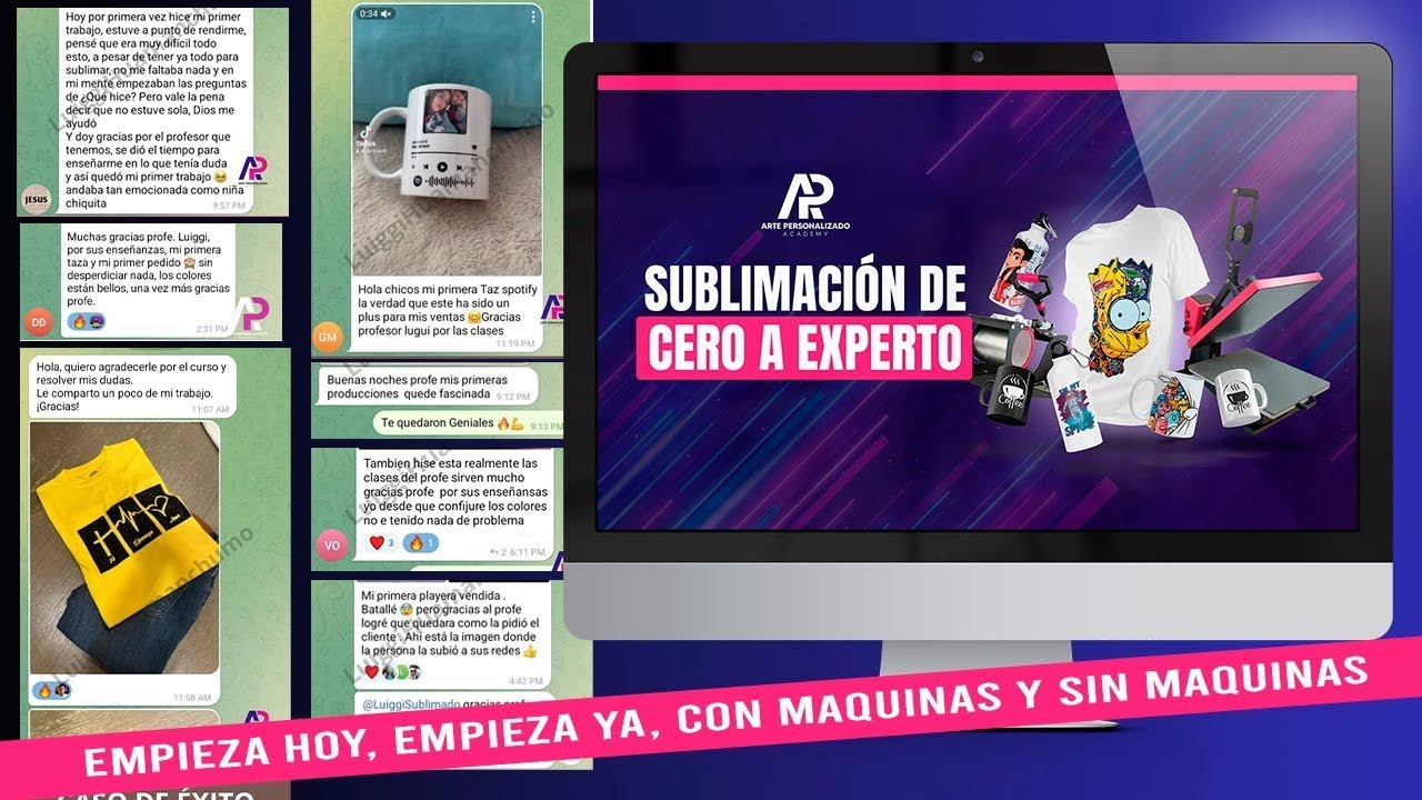 Master Class - Emprende un negocio de Personalizado
