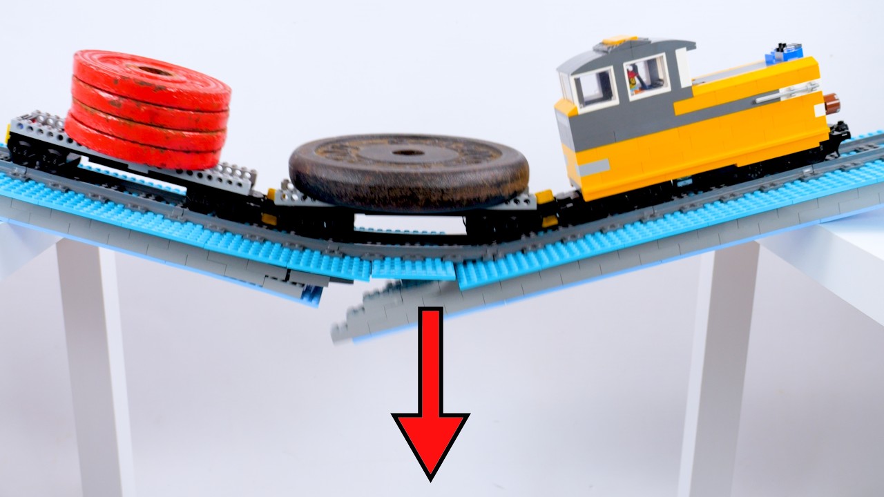 Breaking LEGO Bridges With LEGO Trains!