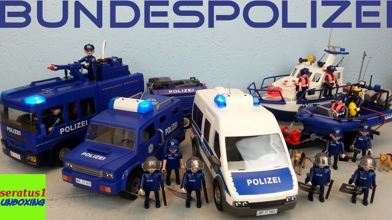 Playmobil Bundespolizei komplett alle Sets seratus1 unboxing