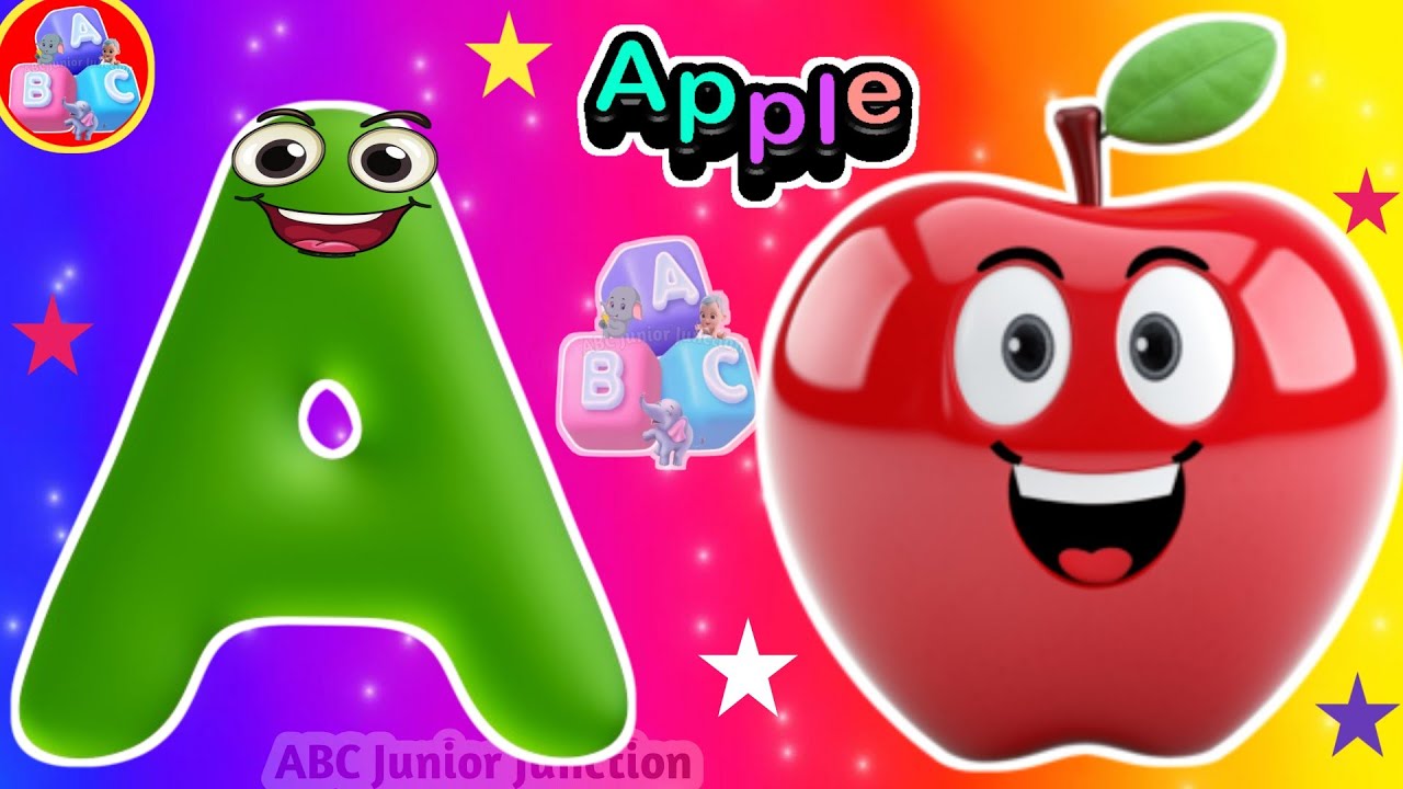 ABC Phonics Song / A for Apple / Kiddos Study Zone / Tiny Tots / ABCs Nursery Rhymes / Shapes Song 
