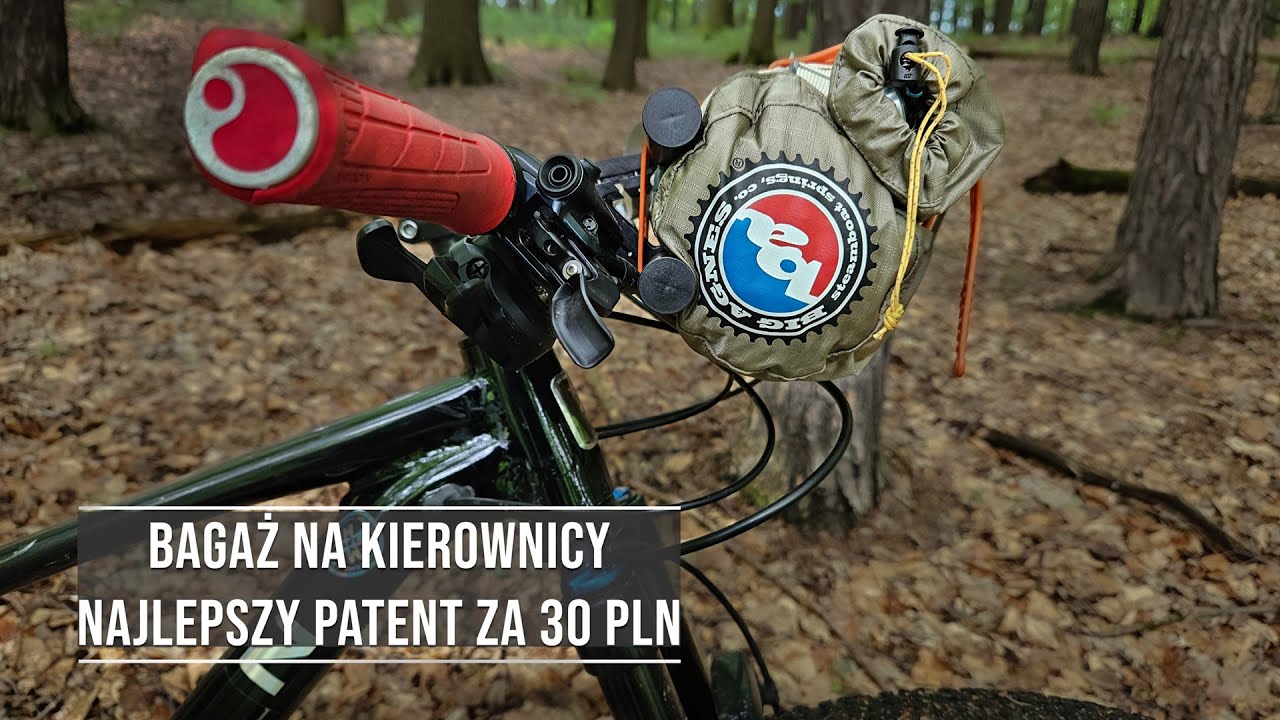 Bagaż na kierownicy - najlepszy patent za 30 pln?