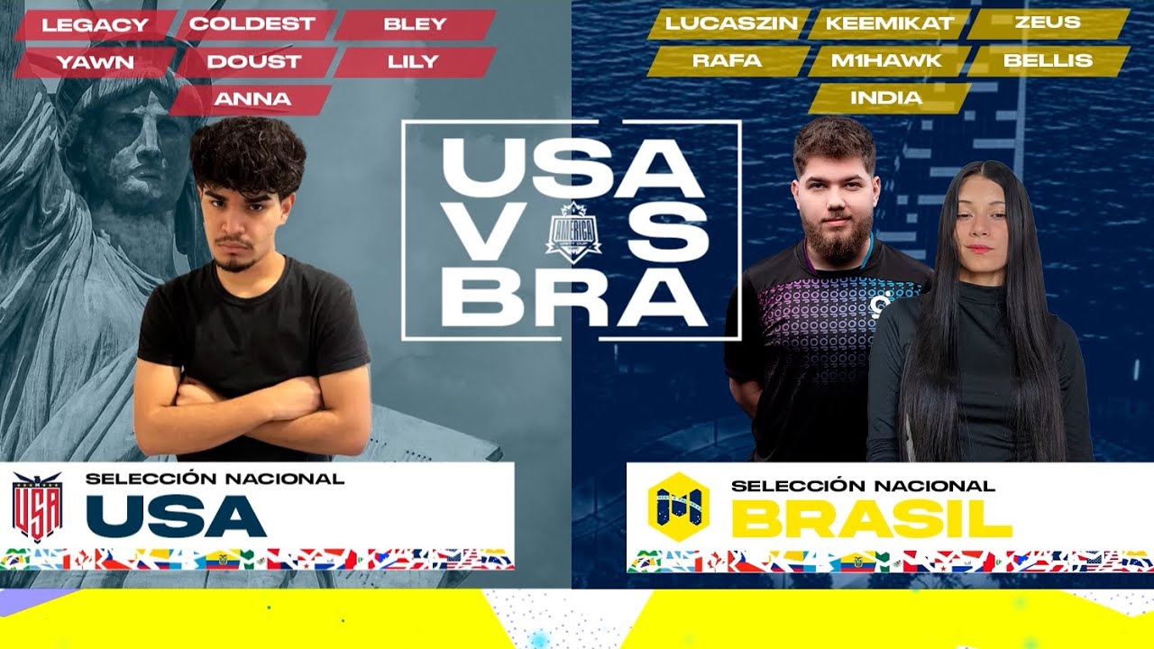 BRASIL🇧🇷 vs USA🇺🇸 - Torneo de Países AUC CoD Mobile | RECAP