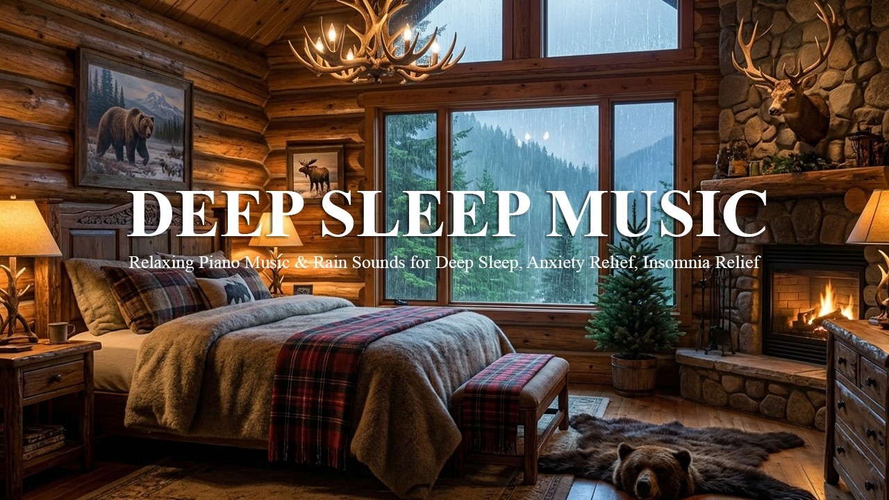 Soft Piano Music for Deep Sleep – Gentle Rain and Piano Music for Deep Sleep and Anxiety Relief