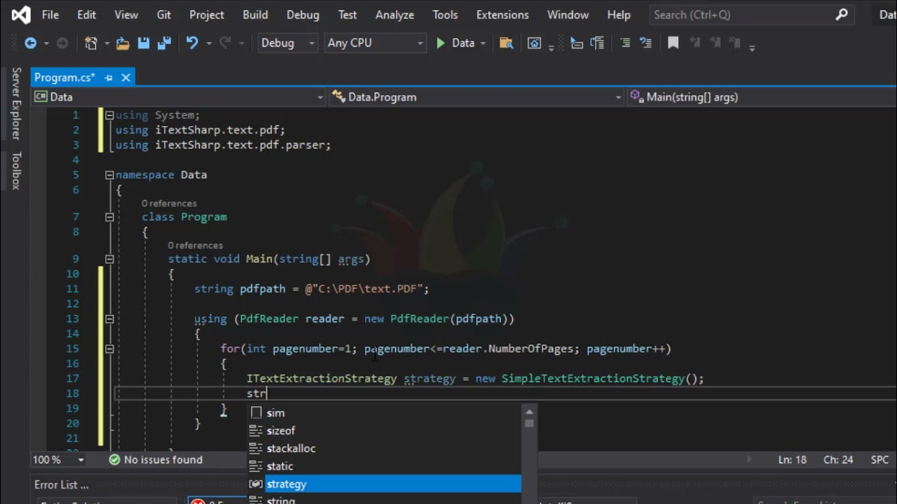 Extract PDF text in C# .Net [Automation] | Unlimited Solutions