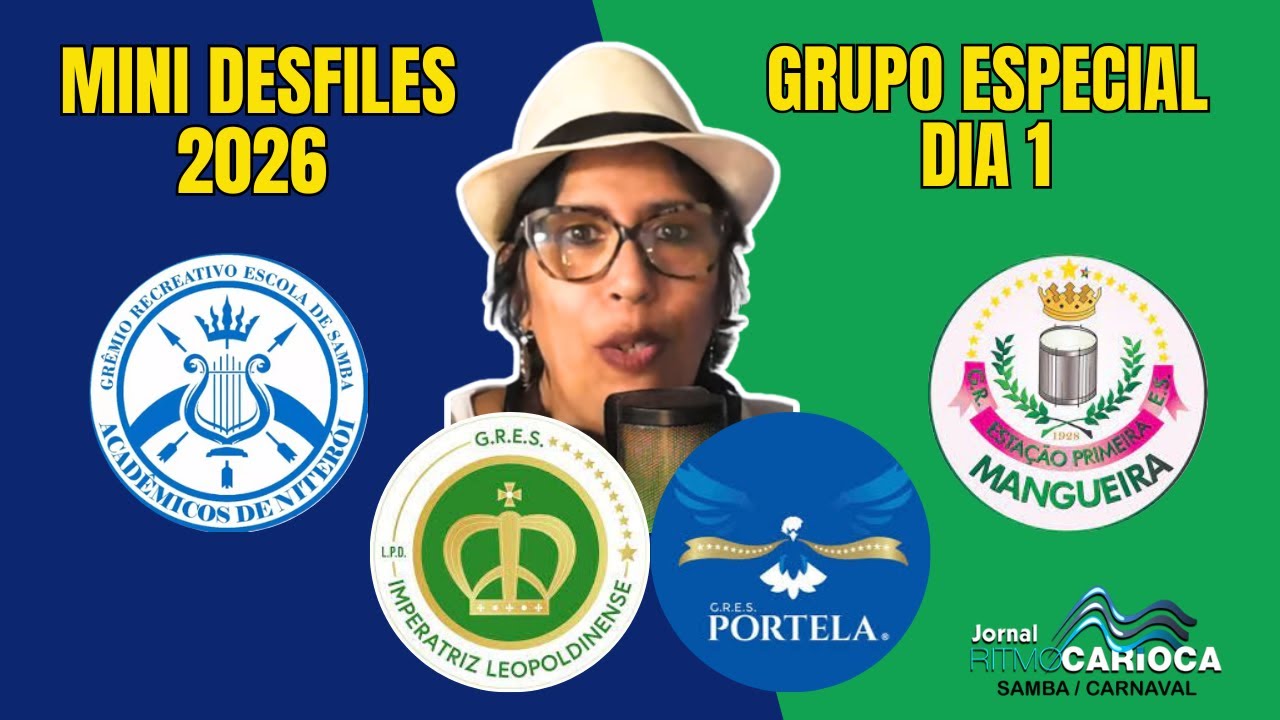 AO VIVO: VAI COME&Ccedil;AR! 4 Mini Desfiles do Grupo Especial!