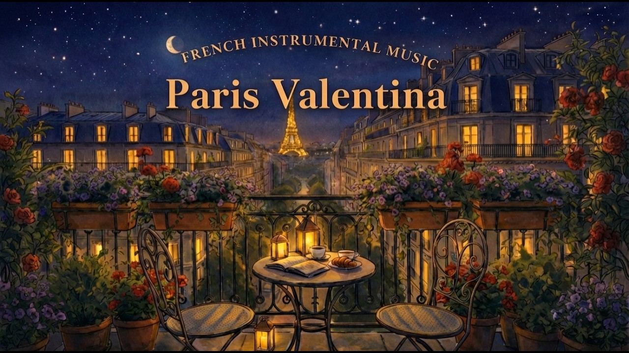 Paris Valentine ✨ Relaxing French Instrumental Jazz