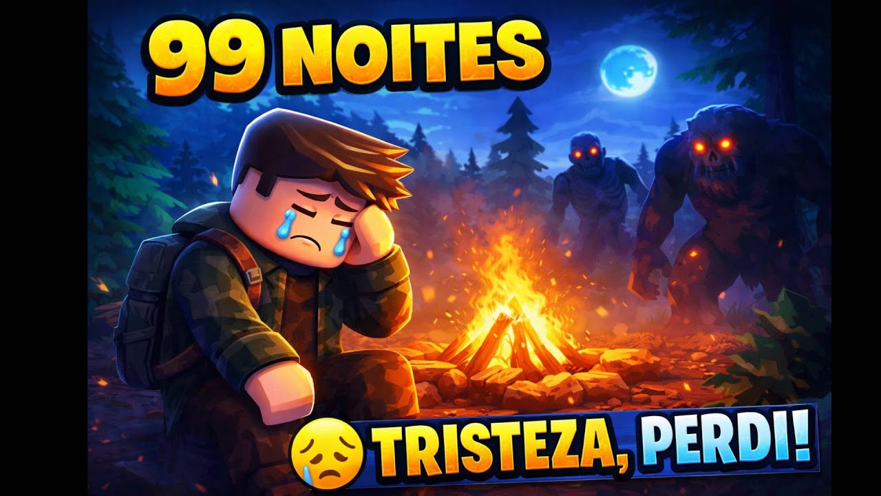 😬 99 NOITES SOZINHO na FLORESTA – PORQUE EU PERDI? (Som do Jogo)