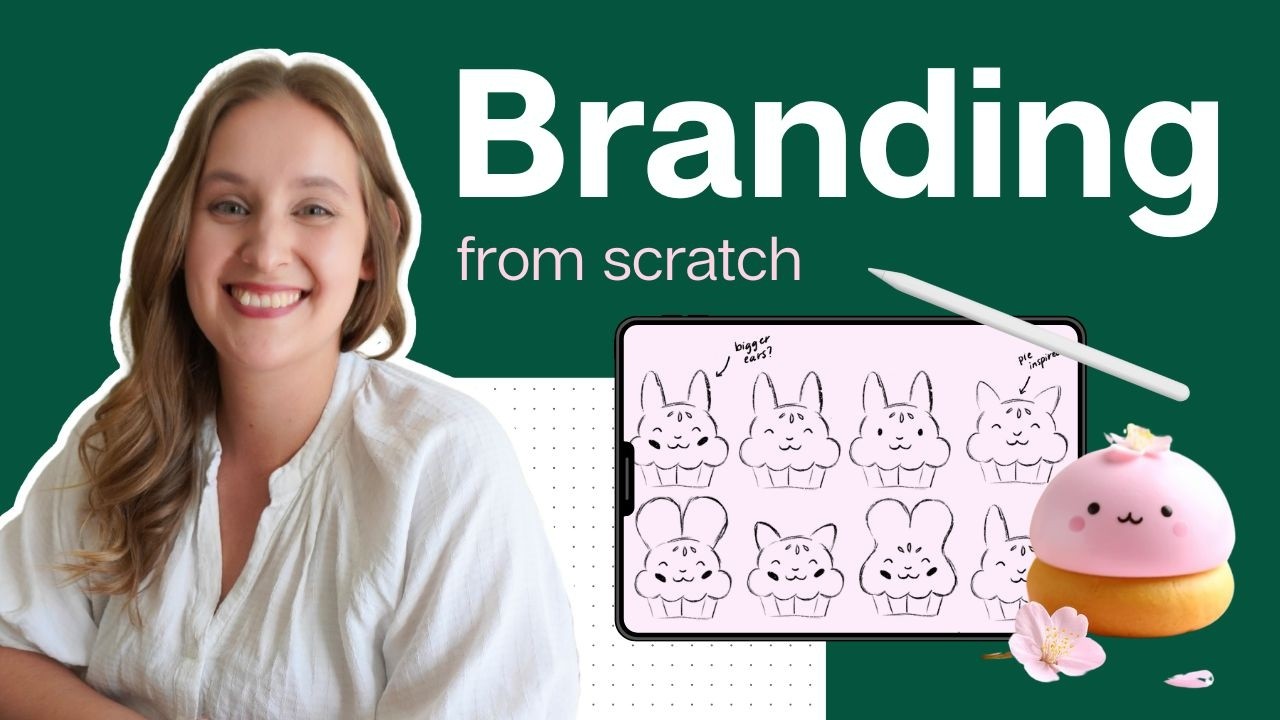 Branding a Cute Cafe | Full Brand Identity Design Process from Scratch