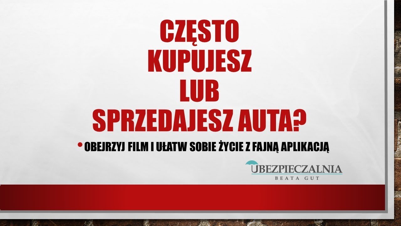 sprzedajesz kupujesz auto ? Poznaj aplikacje KUP AUTO Ubezpieczalnia Końskie