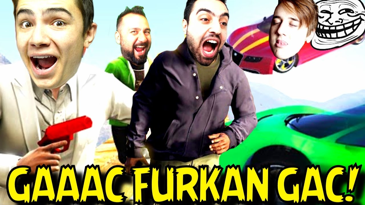 CANINI SEVEN KOŞŞUN :D Cars vs Runners ! GTA 5 Ekip