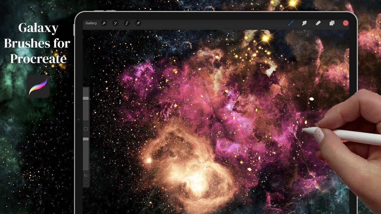 Alaina Jensen Galaxy Brushes for Procreate - Complete Walkthrough and Brush Demos