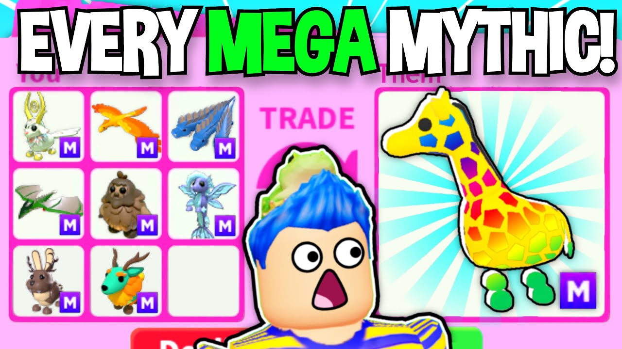 Trading EVERY *MEGA MYTHIC EGG PET* In Adopt Me Roblox AT ONCE!! Roblox Adopt Me *TRADING PROOFS*
