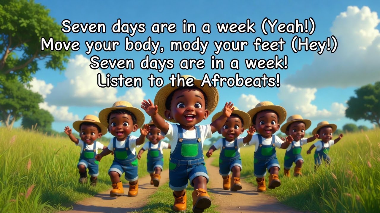 Days Of the Week | Learn with me! | Afrobeat-style | 2026 Edition