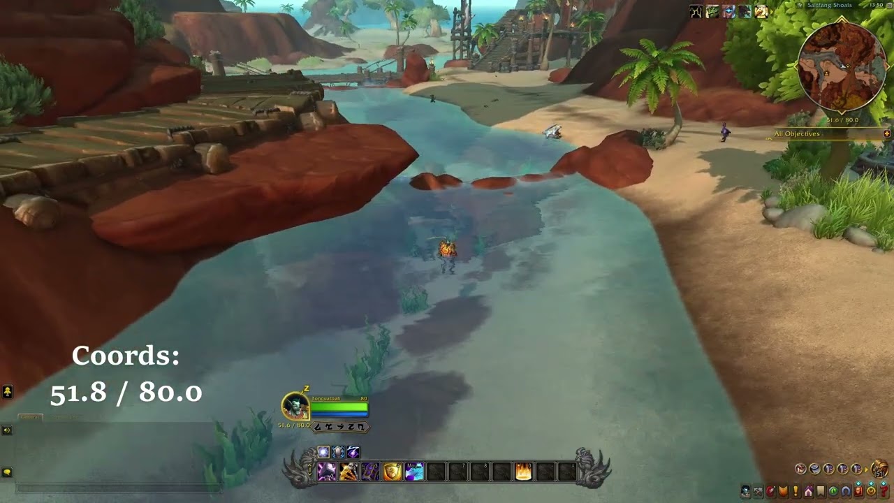 Down below the bluffs | Decor Treasure Hunt quest | Long Orgrimmar Bench