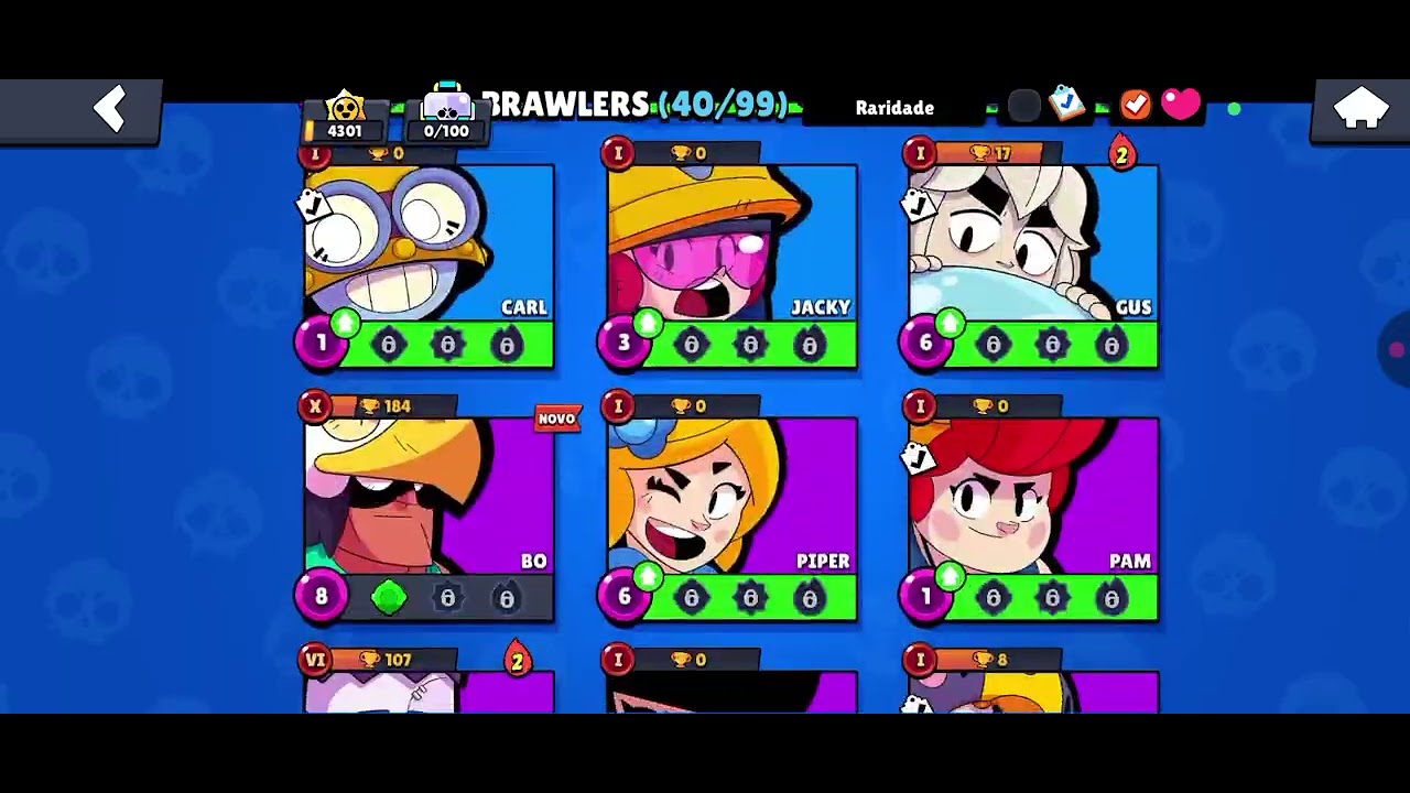 Conseguindo as minhas recompensas diárias do Brawl 
