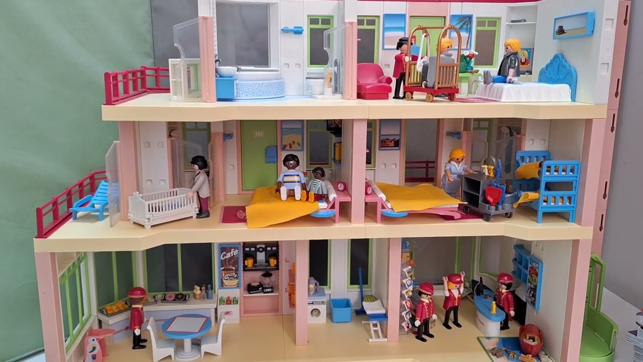 Une journée de travail dans le GRAND HÔTEL!!! Vidéo Playmobil en Français