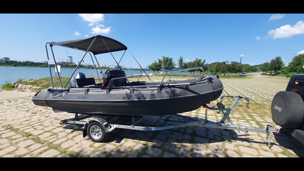[휄리보트 태양마린] HDPE 폴리에틸렌보트 휄리500R 다크그레이 센터콘솔 밸런스 굿  ~#whalyboats, #HDPE, 054-975-3331, 053-752-3331