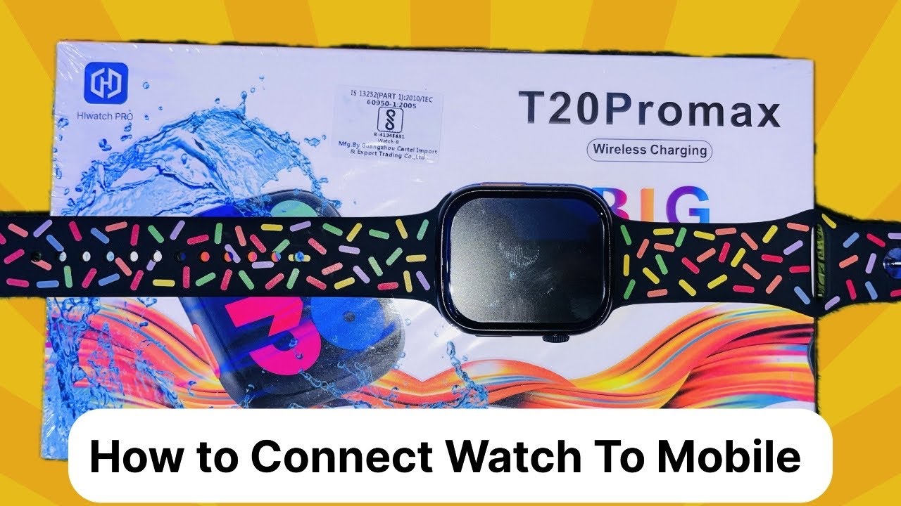 T20 Pro Max Ultra Watch Connect To Mobile | Smart Watch ko Mobile Se Connect Kare
