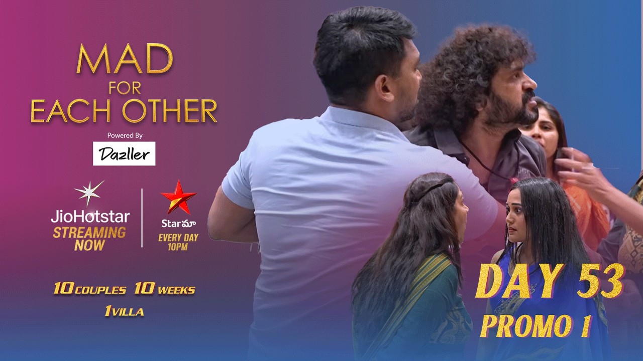 Final Race to First Ticket to Finale | Mad for Each Other | Day 53 | Promo 1 | JioHotstar