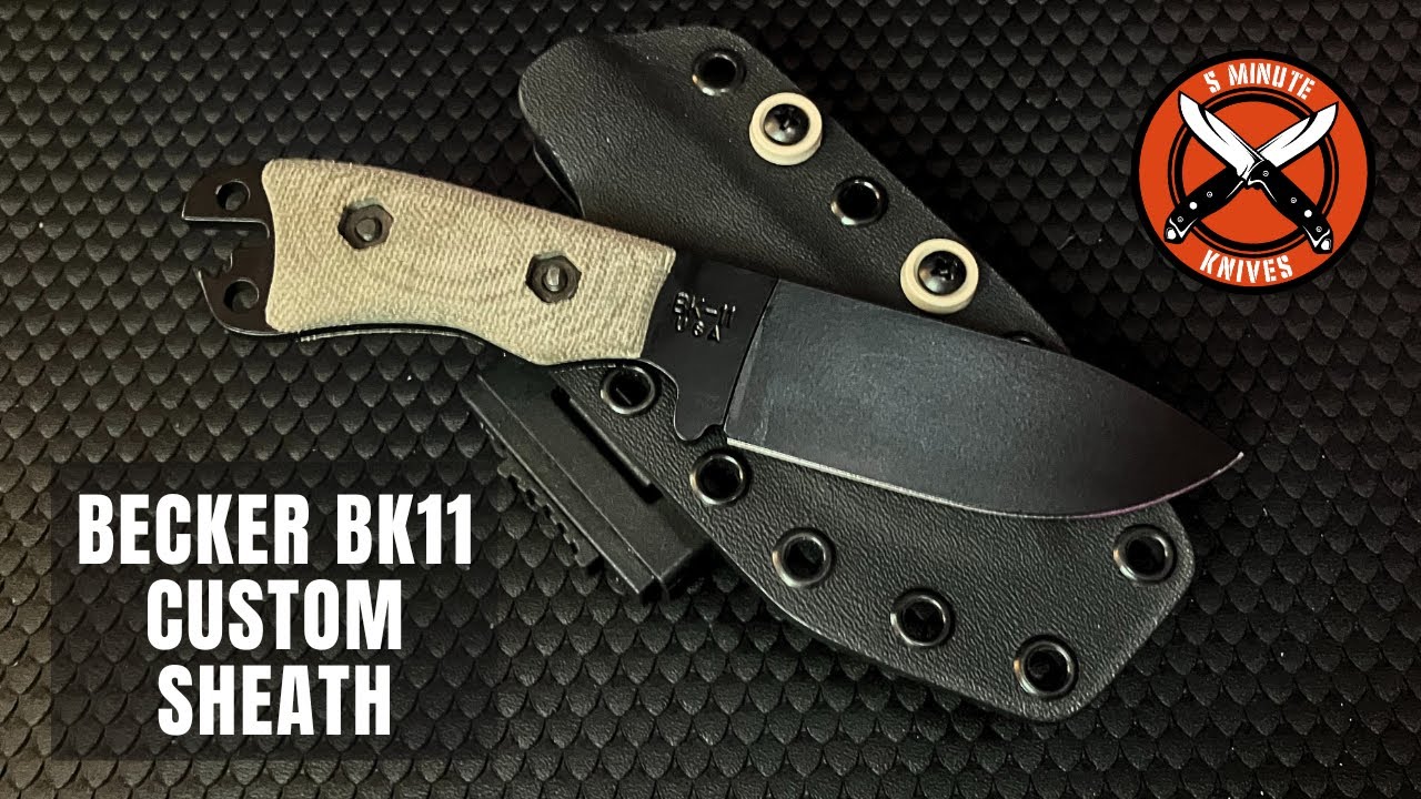 Compact Perfection: BK11 Kydex Sheath Showcase